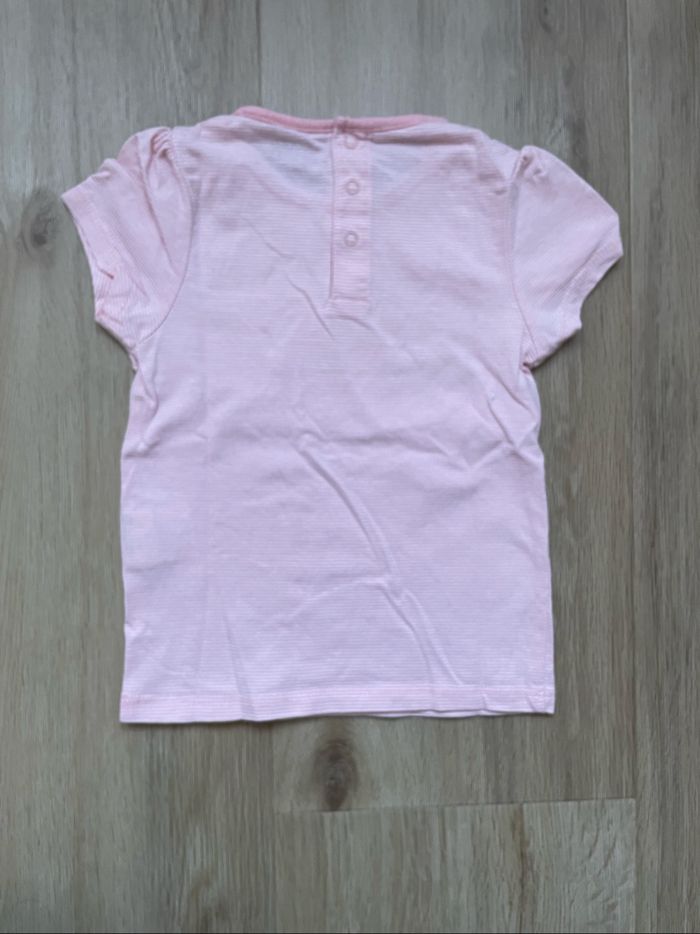 Tee shirt Kiabi rose 18 mois - photo numéro 2