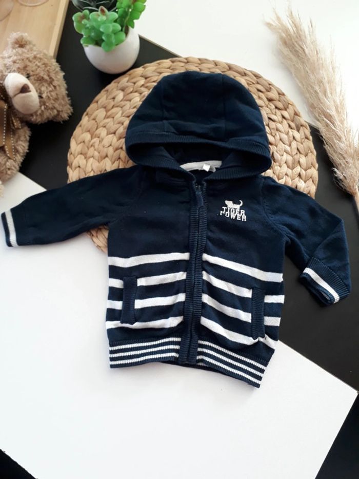 Veste a capuche garçon Taille 3 mois🌿🧸 - photo numéro 2