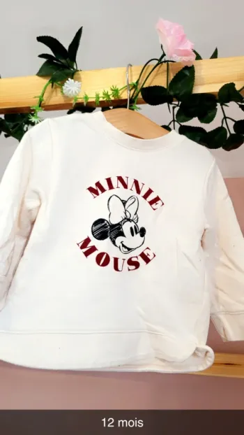 Sweat beige minnie