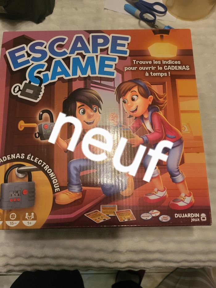 Jeu NEUF escape game