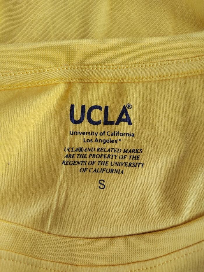 T-shirt Femme Université UCLA Jaune – Taille 36 / S – Très Bon État - photo numéro 7