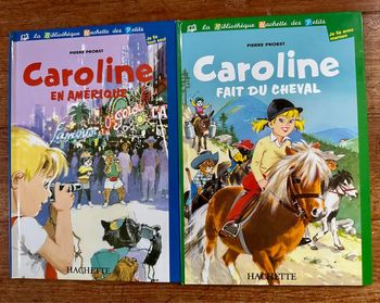 Lot de 2 livres Caroline Pierre Probst albums bd Amérique Cheval Équitation