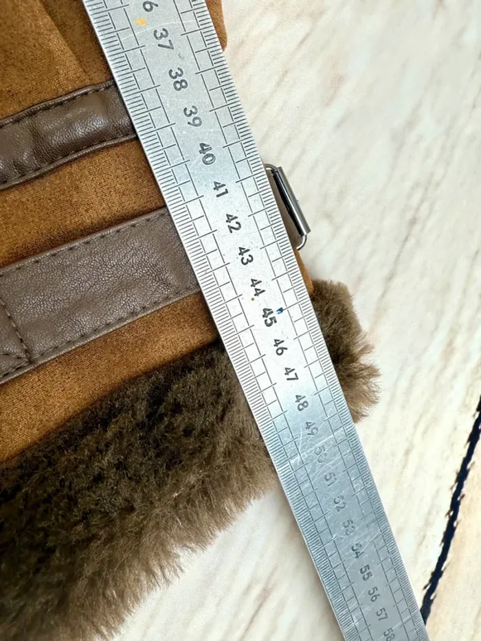 Blouson aviateur femme style mouton retourné Camaïeu L - photo numéro 12