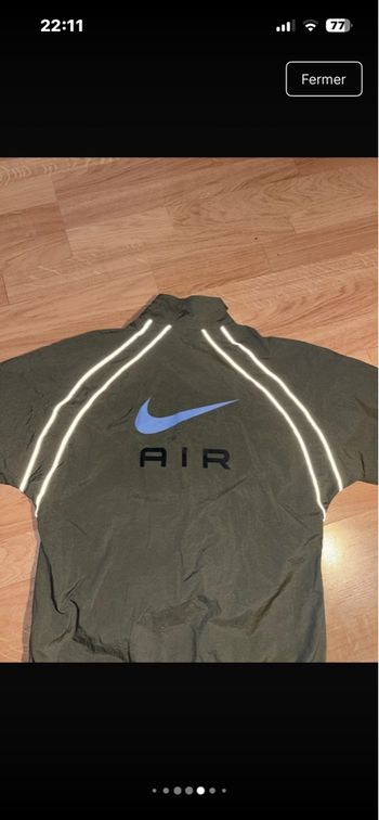 Veste Nike vert kaki authentique 
