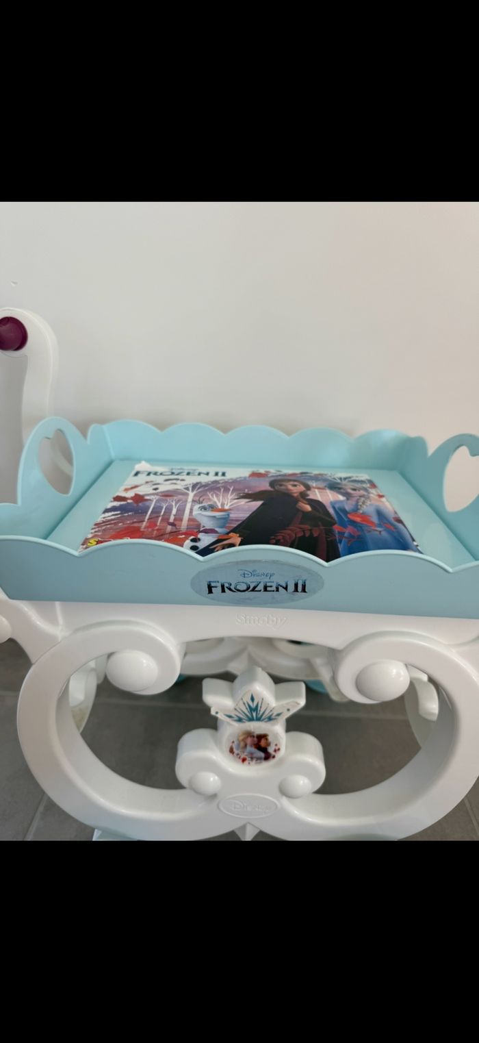 Chariot dînette avec plateau Reine des neiges - photo numéro 4
