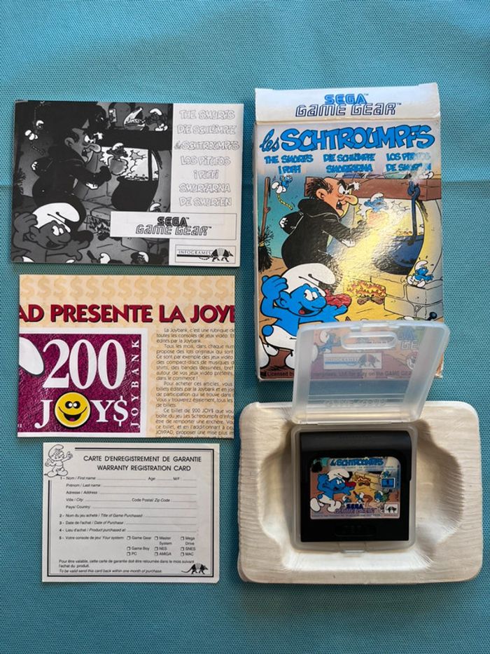 LES SCHTROUMPFS & ** Poster** Complet - Retrogameshop