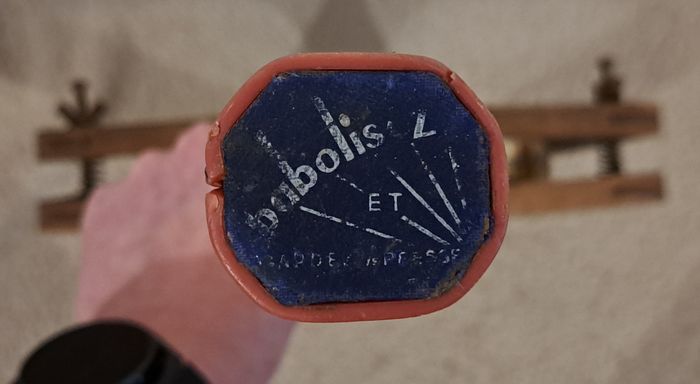 Ancienne raquette de tennis avec tendeur en bois Babolisez Picardie - photo numéro 4