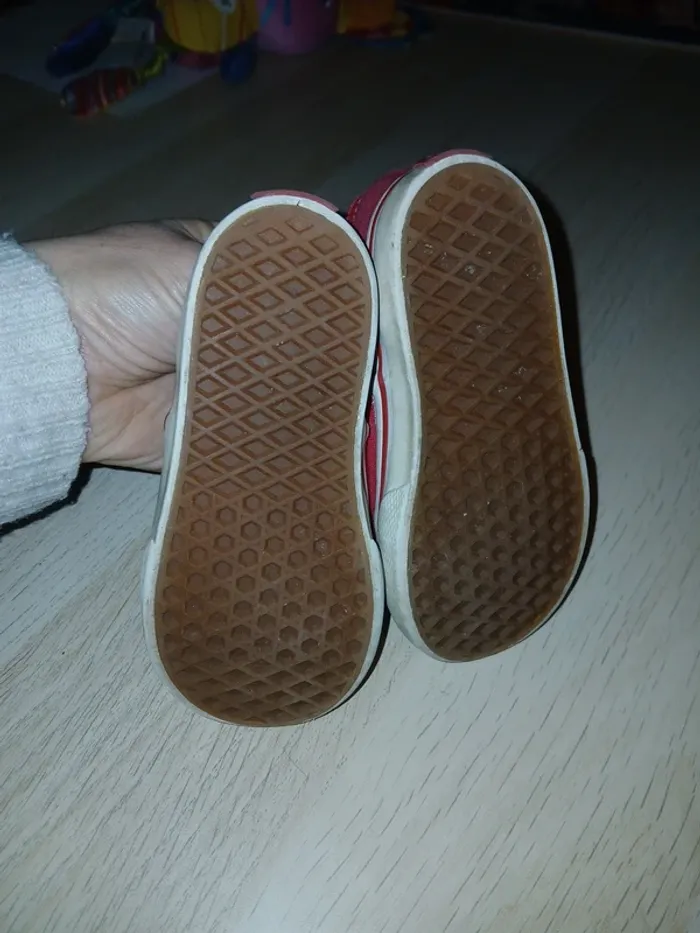 Paire de Vans basse rouge P22 - photo numéro 5