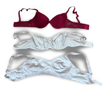 🔆 Lot de 3 soutiens gorge 110 D super confortables dont un Playtex