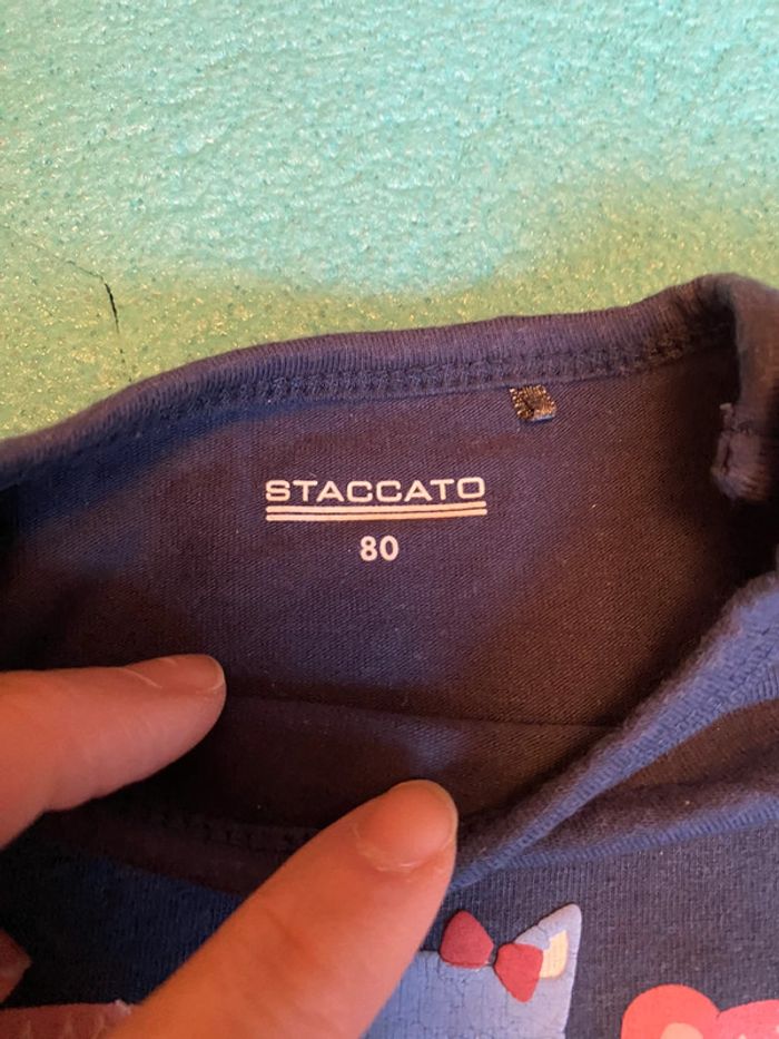 Pull fin / T-shirt manches longues Staccato Taille 80 - photo numéro 3