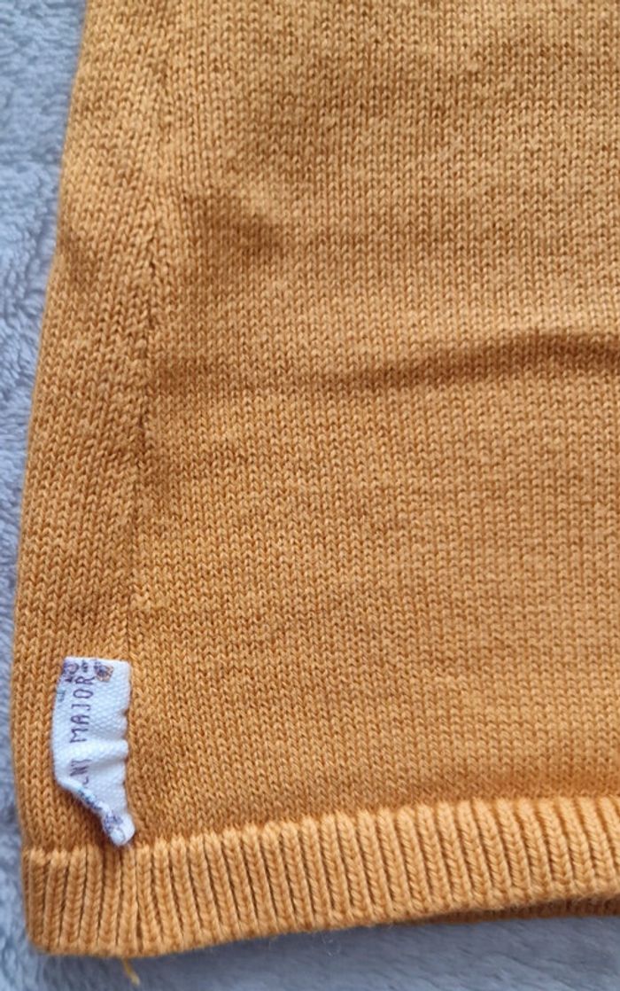 Gilet moutarde à boutons décorés - 18M - Sergent Major (TBE) - photo numéro 10