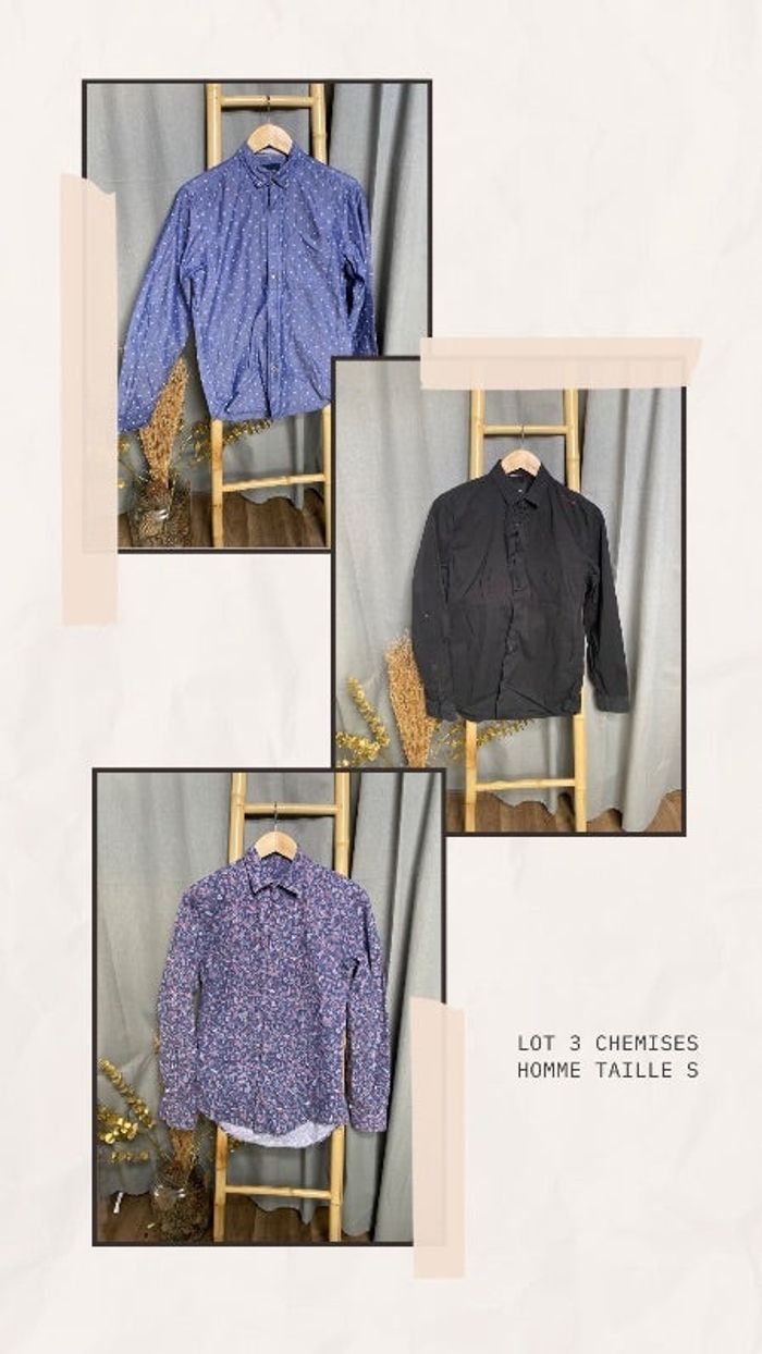 Lot chemises homme