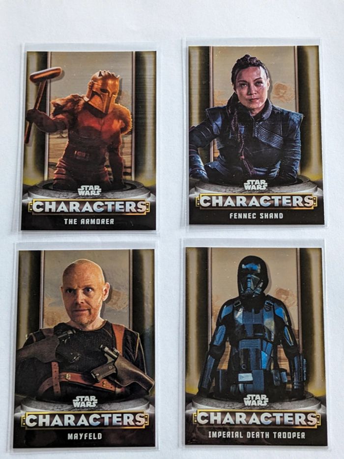 topps mandalorian characters full set jaune - photo numéro 4