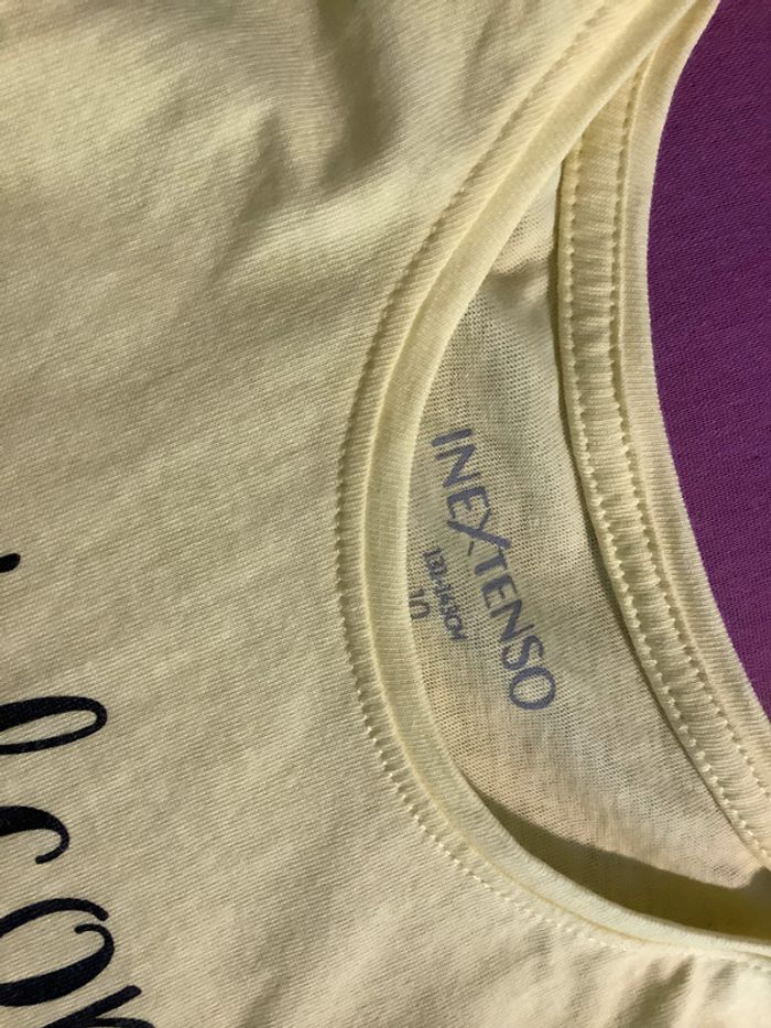 Débardeur jaune fille 10 ans - photo numéro 2