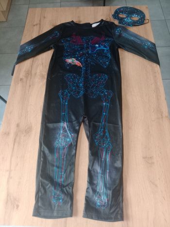 Déguisement squelette Halloween 110/116