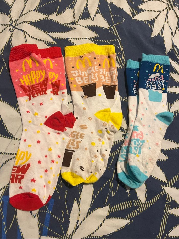 Chaussettes macdo - photo numéro 2