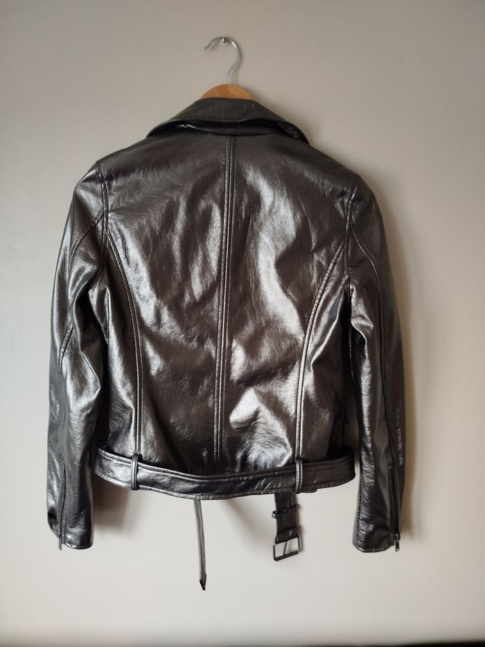 Veste simili cuir - photo numéro 2