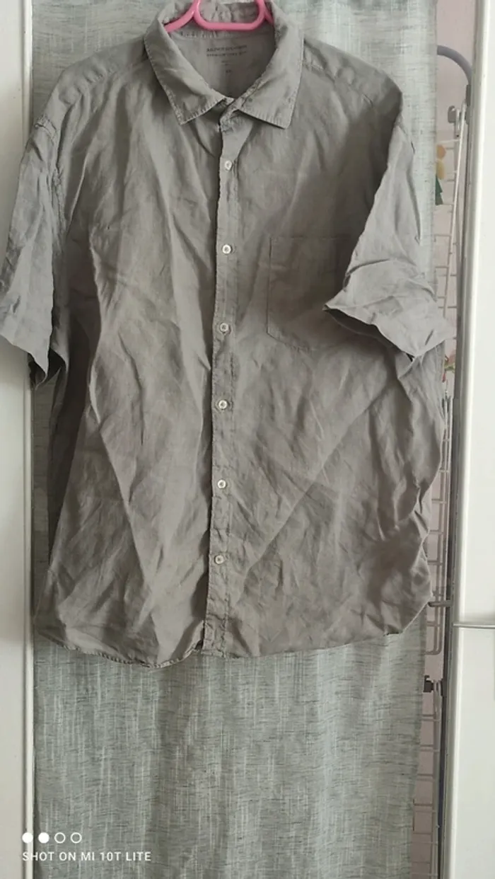 Chemise homme grise monoprix