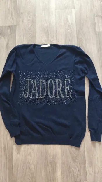 Pull bleu marine