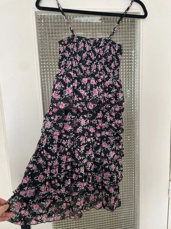 Robe fine avec buste élastique