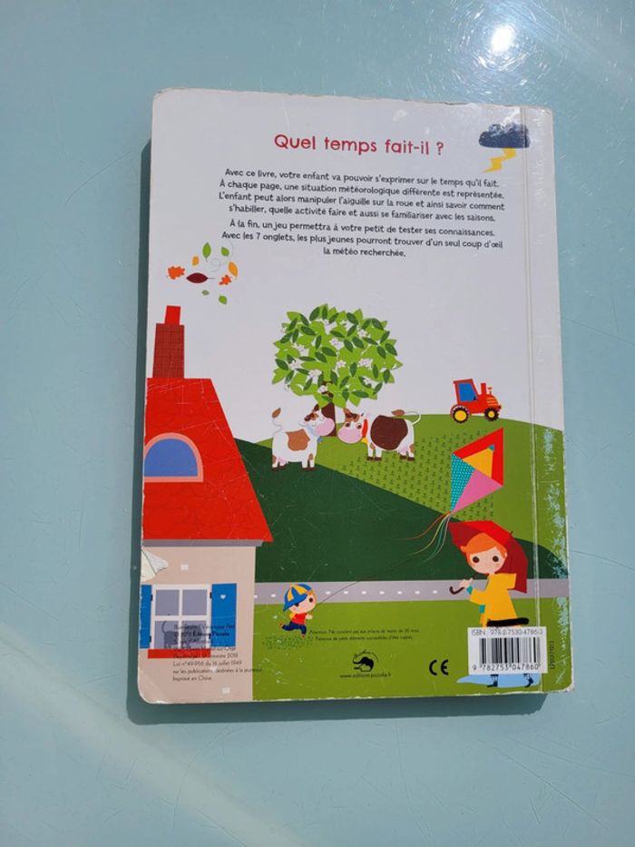 Livre animé 🌞 Quel temps fait-il? 🌦 éditions Piccolia - photo numéro 8
