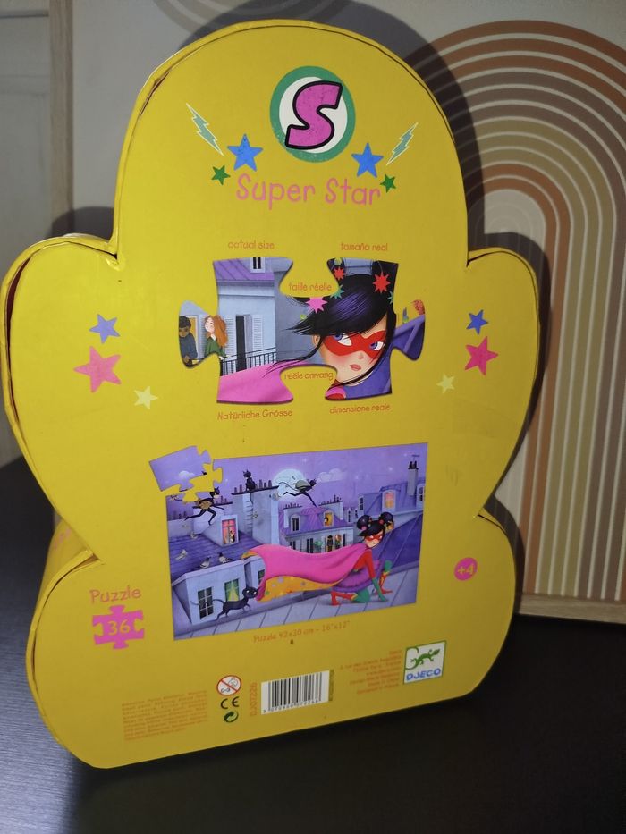 🧩 Djeco Puzzle Super Star 36 pièces - photo numéro 3