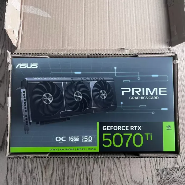 ASUS PRIME GeForce RTX 5070 Ti OC Edition - 16 Go GDDR6X - 3Y Garantie - EN MAIN - photo numéro 4