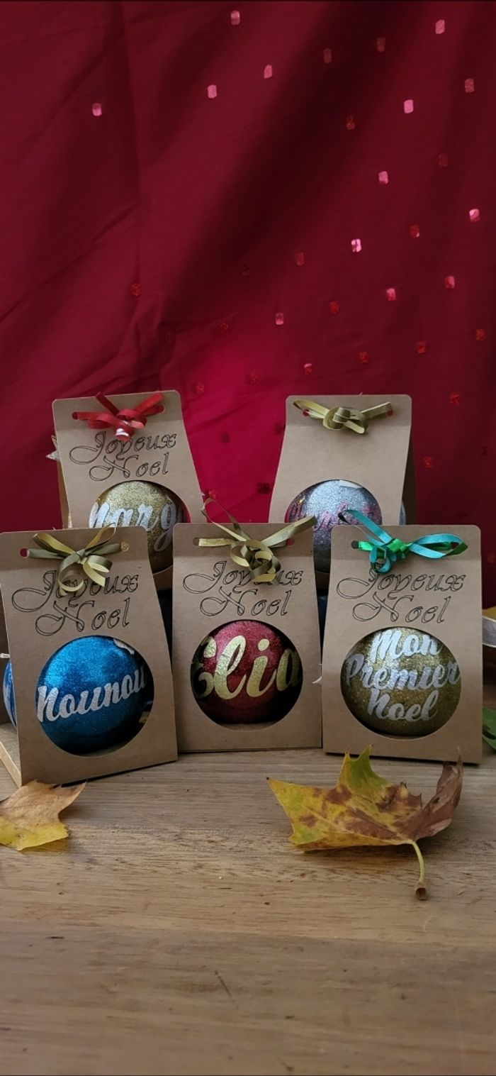 Boule de Noël personnalisées - photo numéro 2