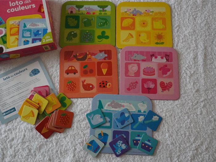 Jeu "Loto des couleurs" Nathan pour enfants (Dès 2 ans) - photo numéro 4