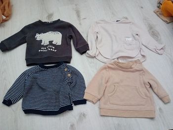 Lot de 4 pull kiabi 3 mois