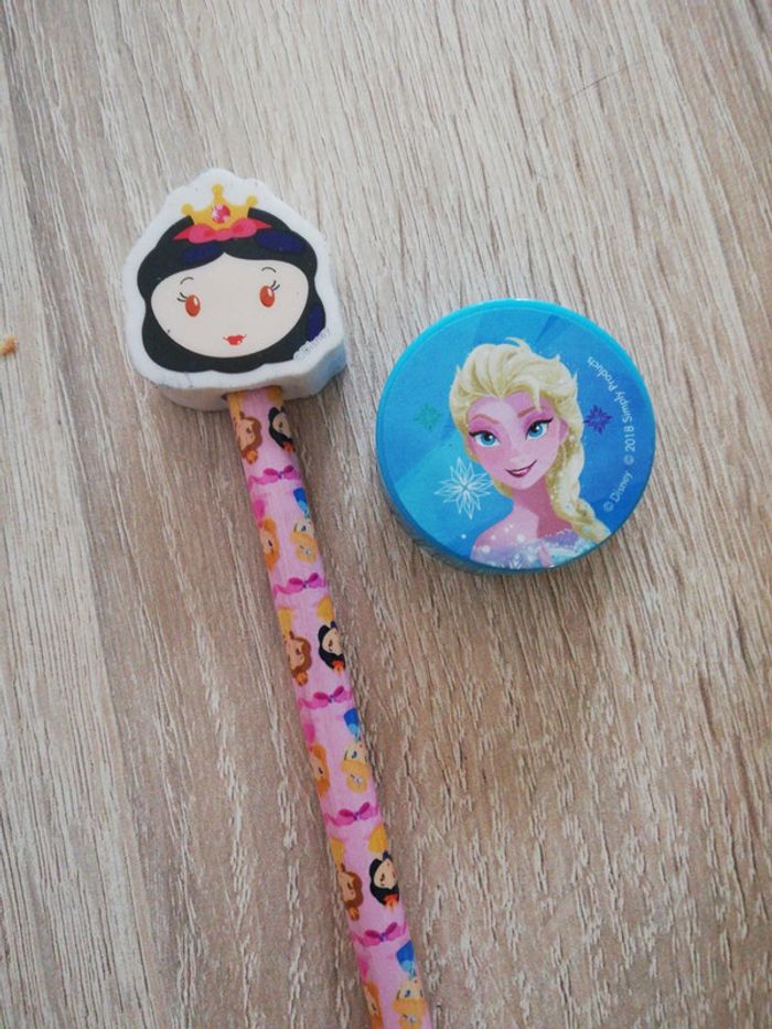 Crayon et taille crayon reine des neiges - photo numéro 2