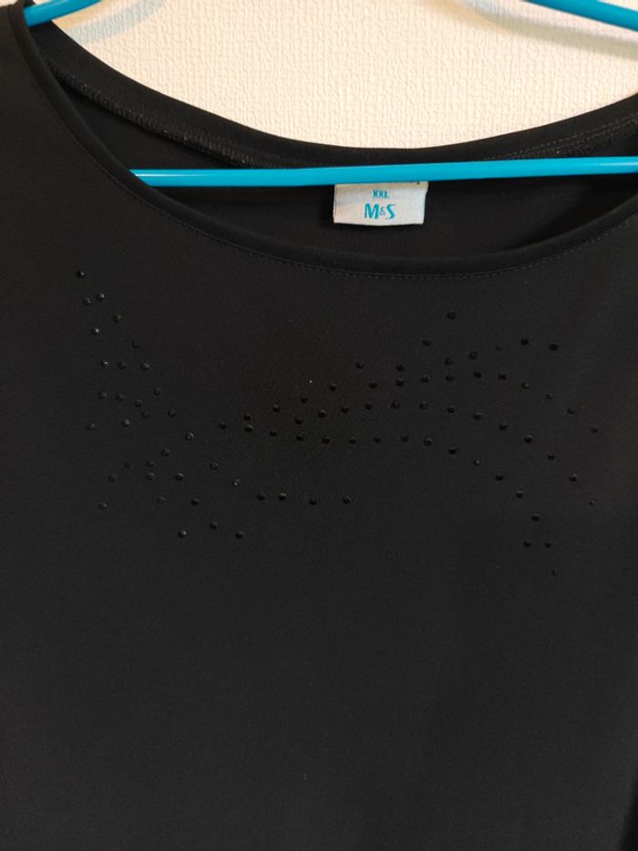 Robe noir fendu xxl - photo numéro 3