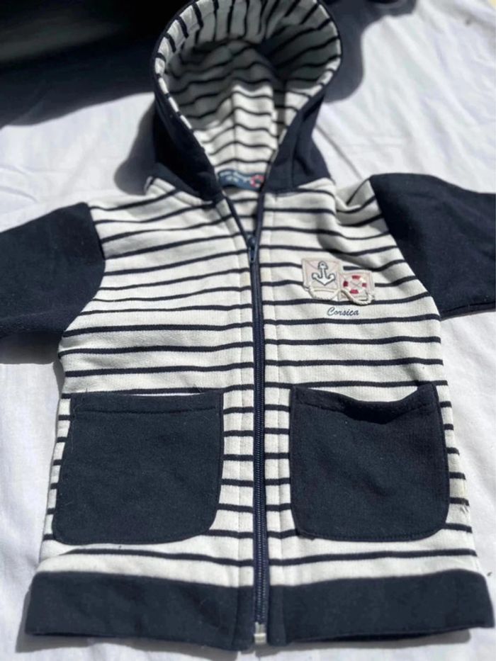 Gilet marin 18 mois corsica
