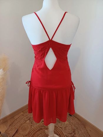 Robe d'été rose/rouge Bershka taille S 36