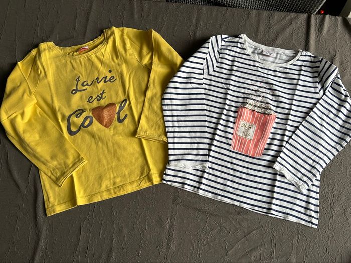 Lot de 3 t-shirts manches longues petite fille « Tape à l’œil » - photo numéro 2