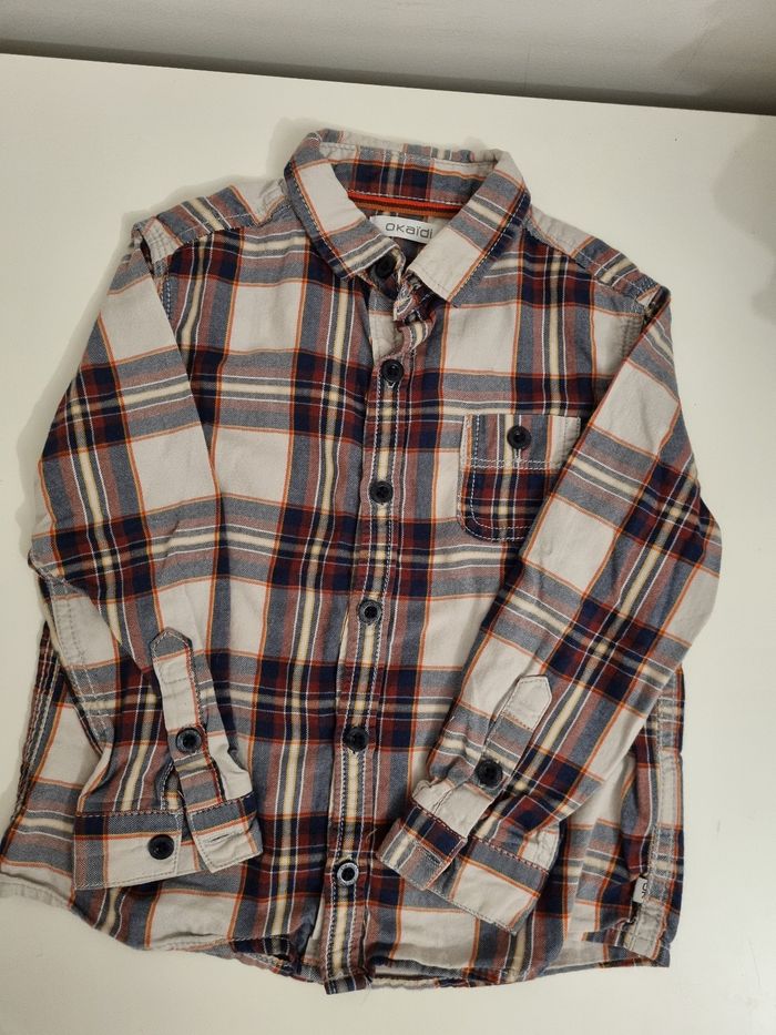 Lot garçon 3 ans chemises polos tee shirt manches longues - photo numéro 4