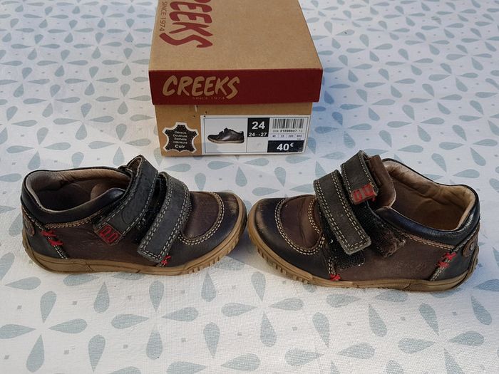 Chaussures cuir Creeks garçon pointure 24 - photo numéro 3