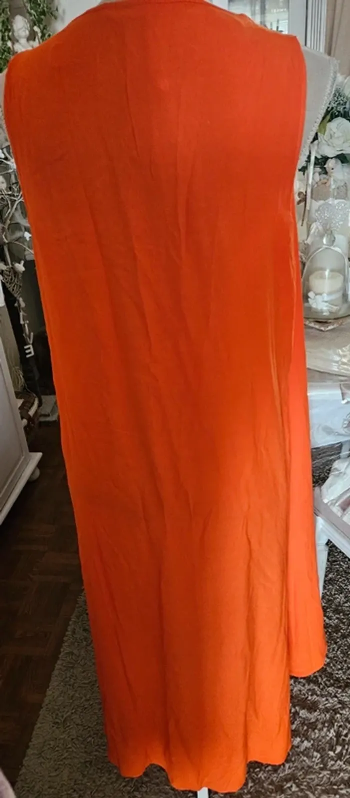 Tunique asymétrique orange Zara Taille M Neuve - photo numéro 5