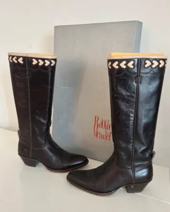 Rodolph menudier bottines bottes santiags en cuir pointure 38