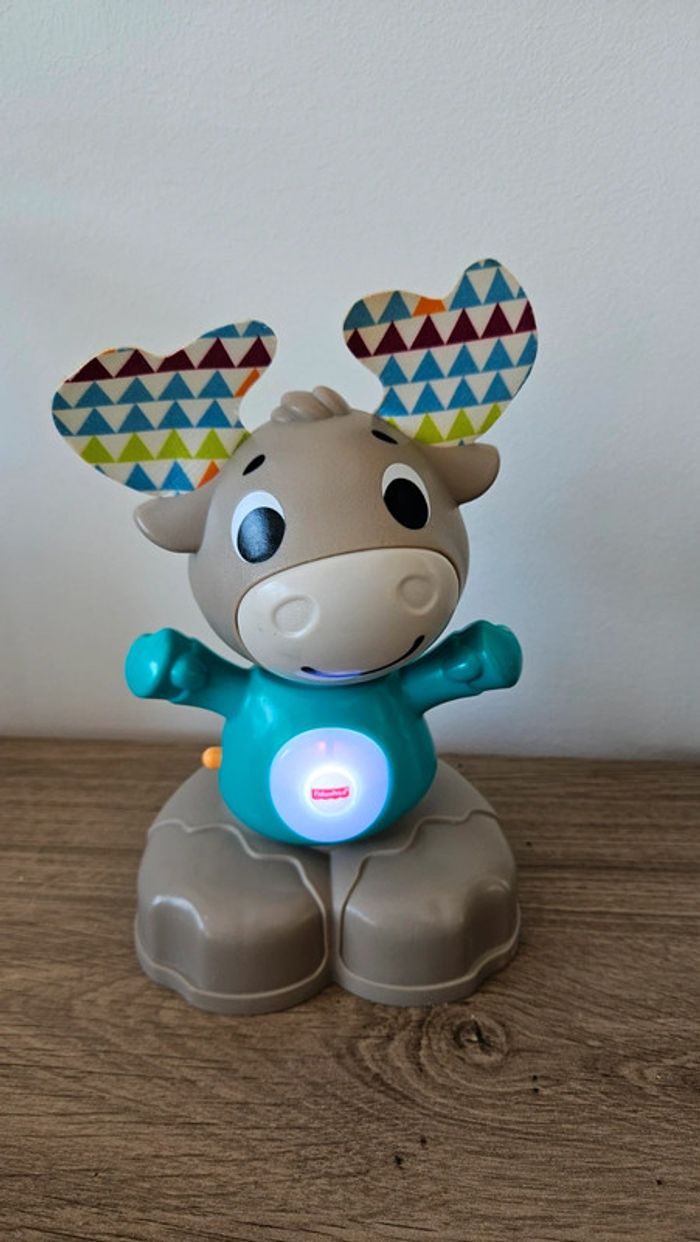 Nathan l'élan, linkimals Fisher Price