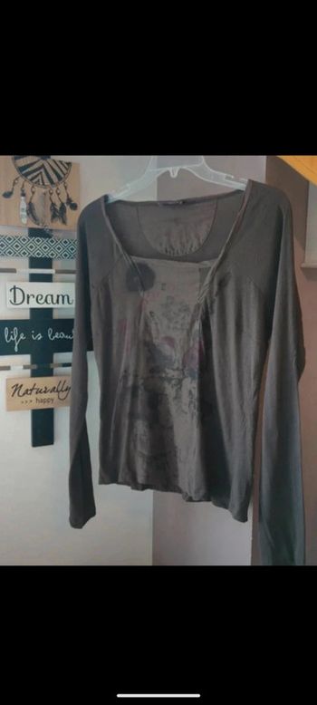 Top haut manches longues one step