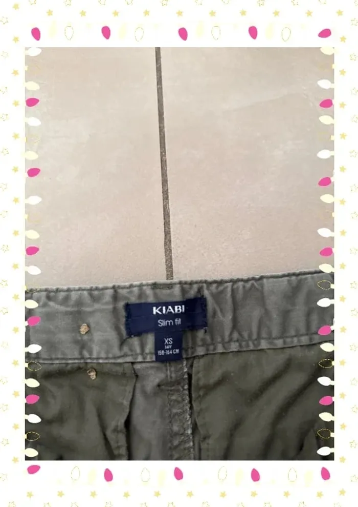 Lot de 2 chino kaki 14 and - photo numéro 3