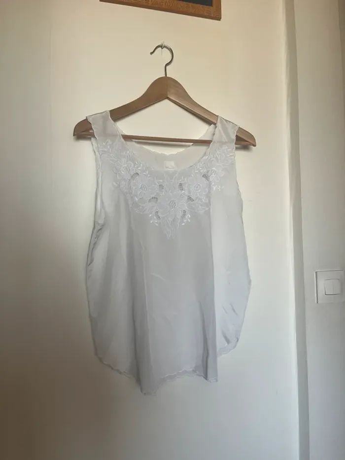 Débardeur léger blanc