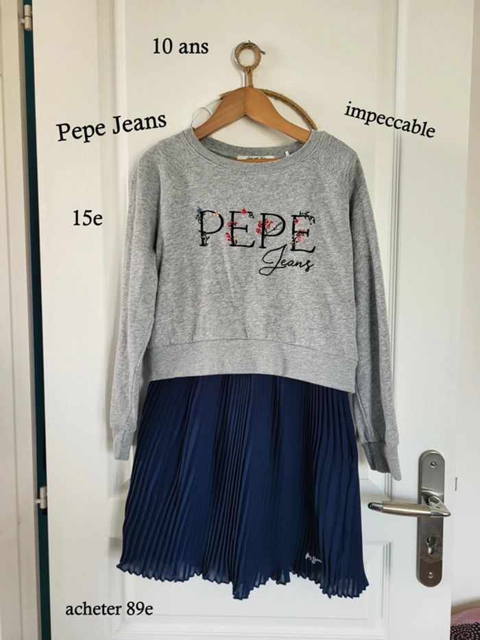 Robe jupe plissée Pepe Jeans 10 ans