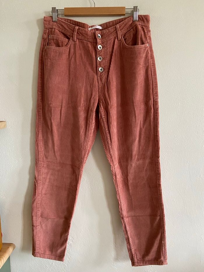 Pantalon vieux rose - Camaïeu