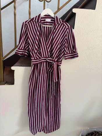 Longue robe Sandro rayures