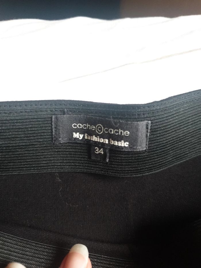 Jupe noire cache cache 34 - photo numéro 3