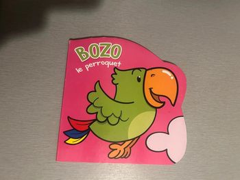 Livre bozo le perroquet , histoire, enfant, bébé, animaux