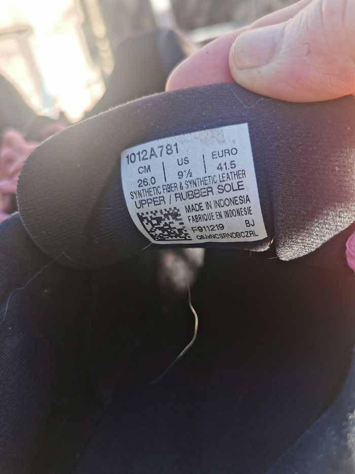 Lot de 2 paires de baskets Asics gel Fuzex p 41,5 - photo numéro 5
