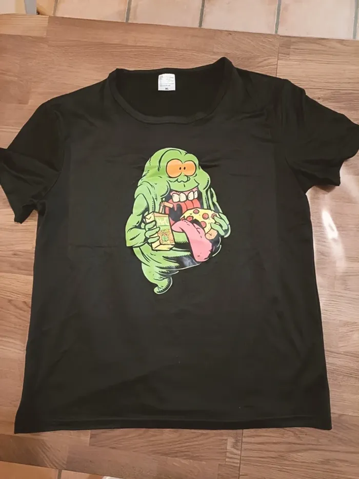 Tee shirt Ghostbusters adulte L slimer